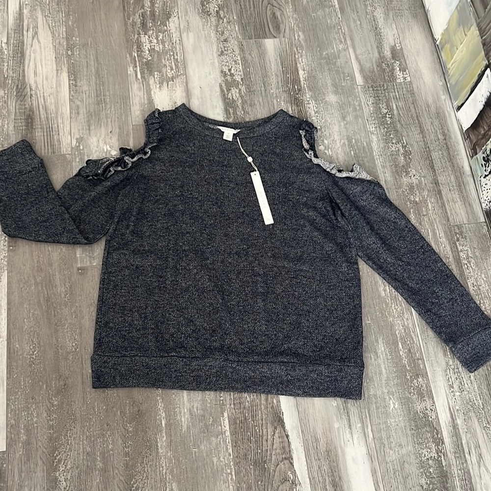 Caslon Cold Shoulder Sweatshirt